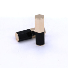 exquisite black and gold hexagon make up cosmetic lipstick container for portable